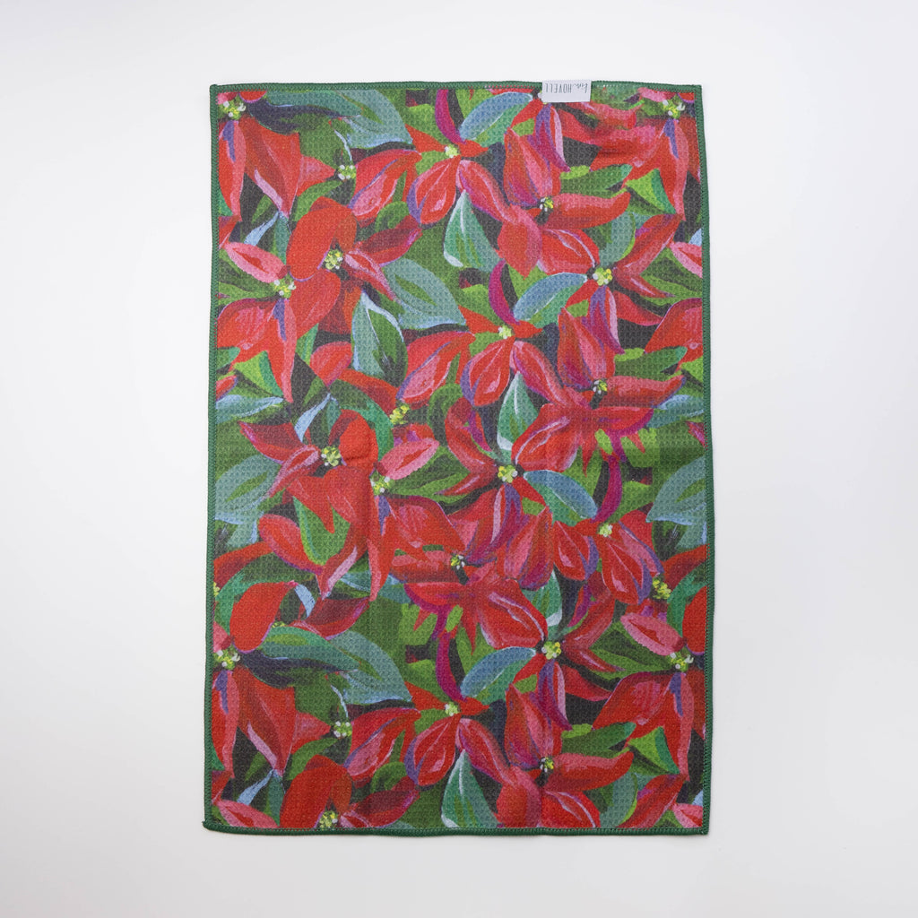 Poinsettia Tea Towel 