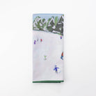 Ski Theme Reversible Tea Towel