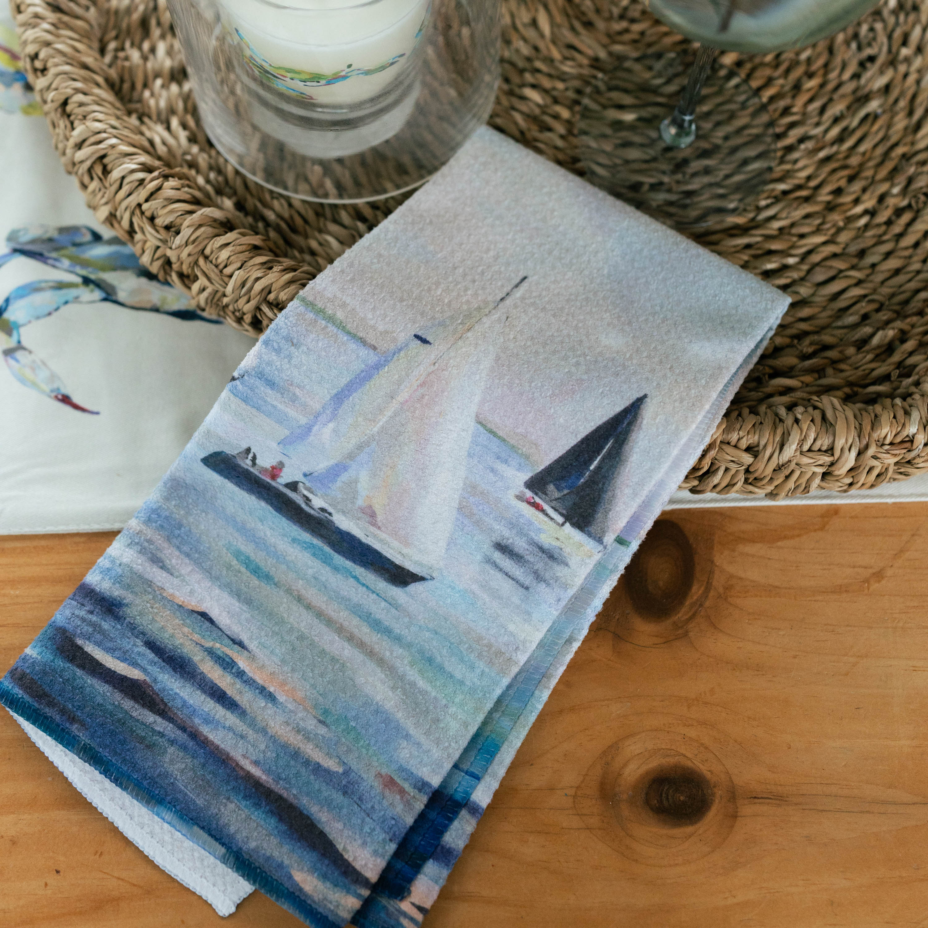 Tea Towel - South River Sails – Kim Hovell