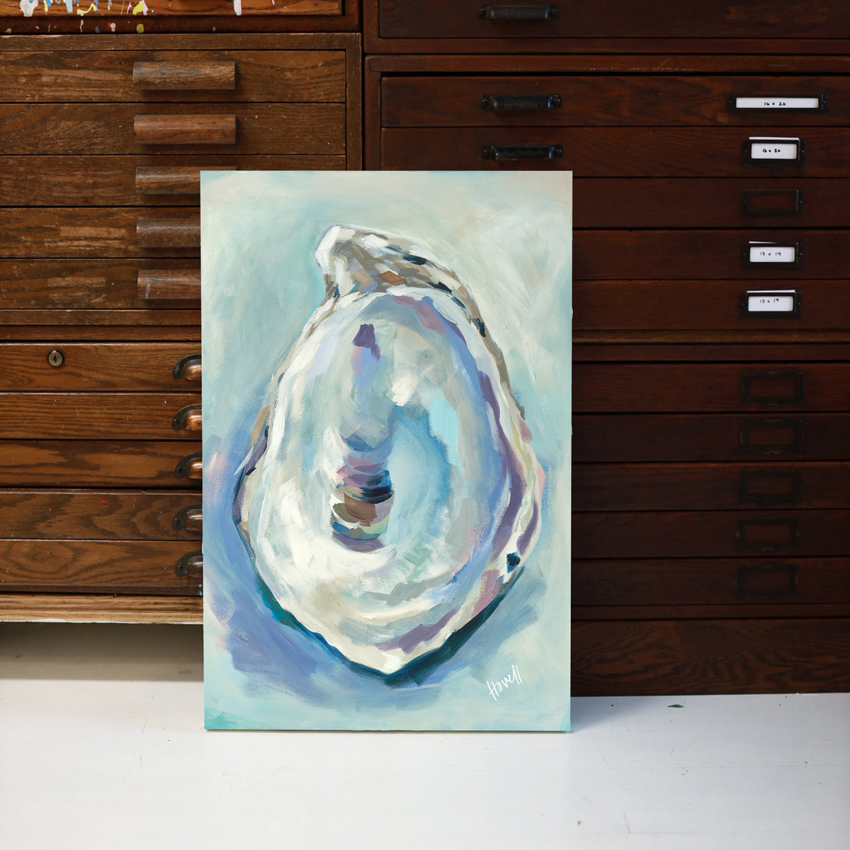 24x36 Harbor Shell Canvas Print – Kim Hovell