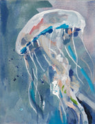 Kim Hovell Original Acrylic Painting Atlantic Jellyfish 
