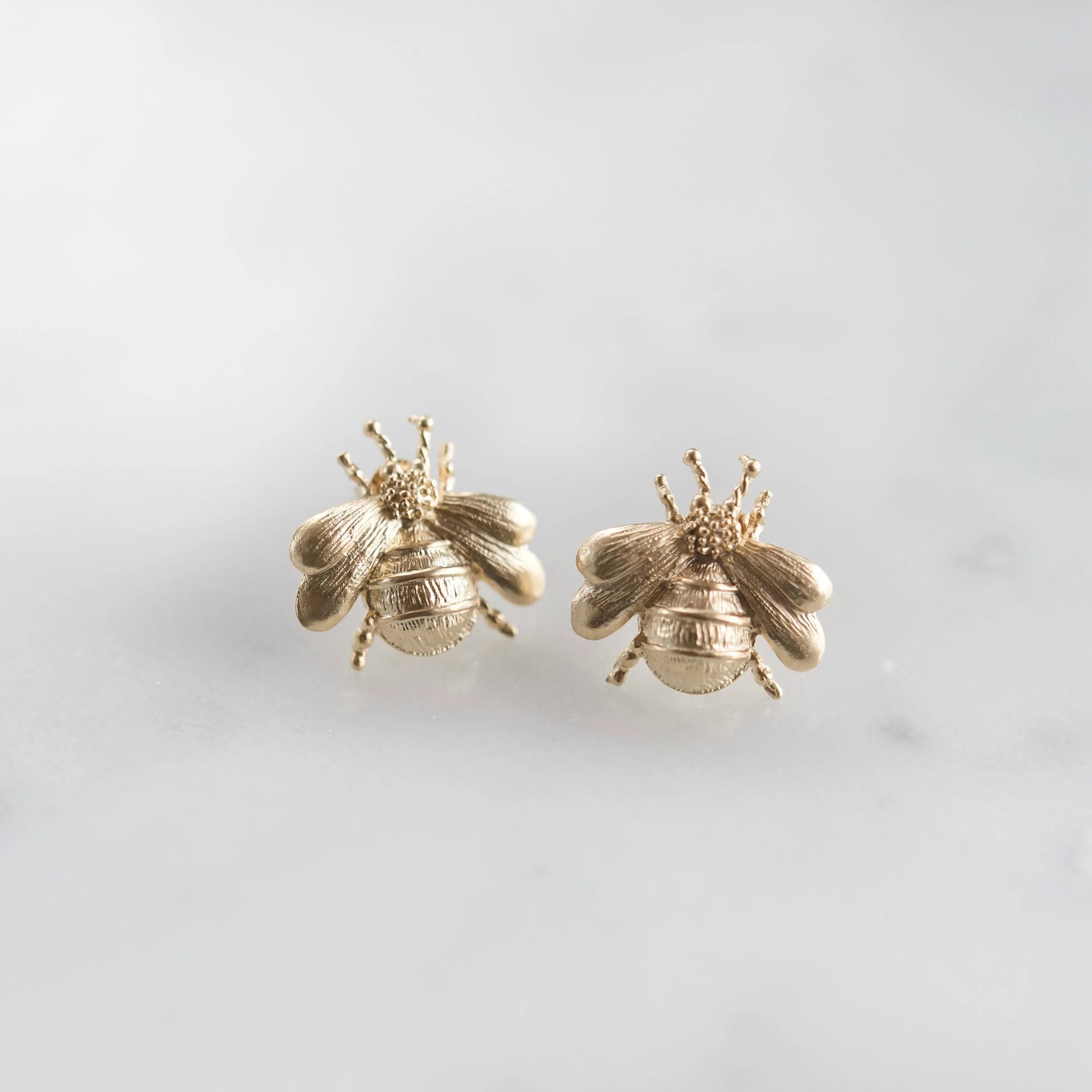 Shop For Gold and Silver Bee Earrings  Beehive Shoppe