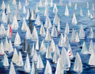 Sailboat Pattern Print